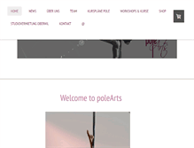Tablet Screenshot of polearts.ch